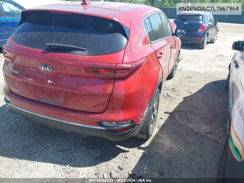 2020 Kia Sportage Lx VIN: KNDPM3AC7L7667964 Lot: 39482023