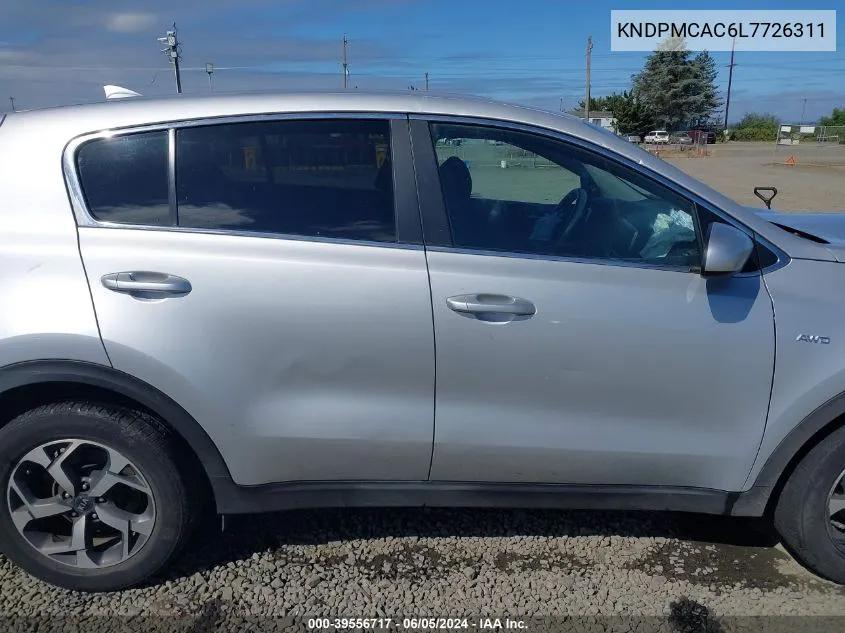 KNDPMCAC6L7726311 2020 Kia Sportage Lx