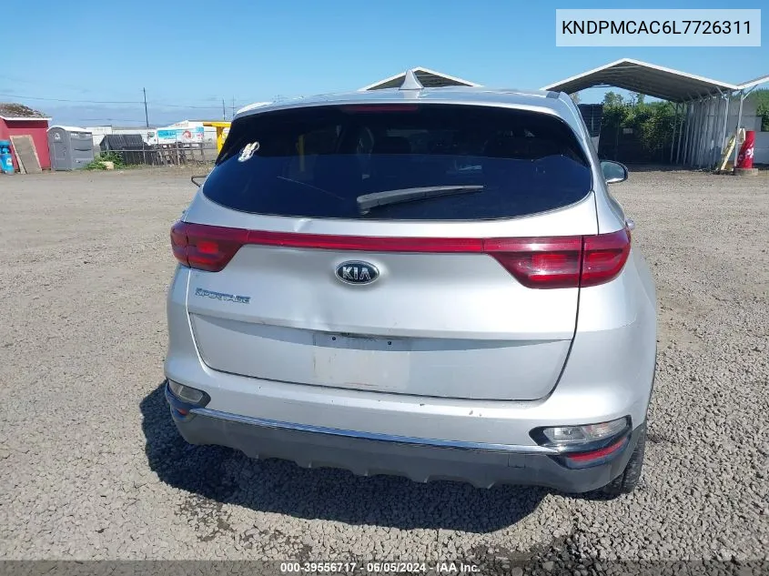 KNDPMCAC6L7726311 2020 Kia Sportage Lx