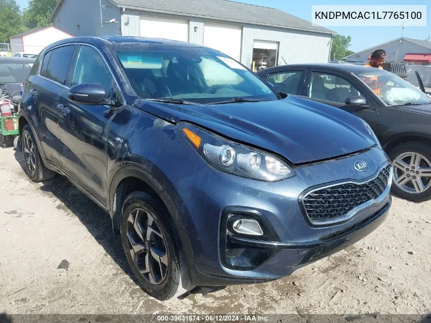 2020 Kia Sportage Lx VIN: KNDPMCAC1L7765100 Lot: 39631574