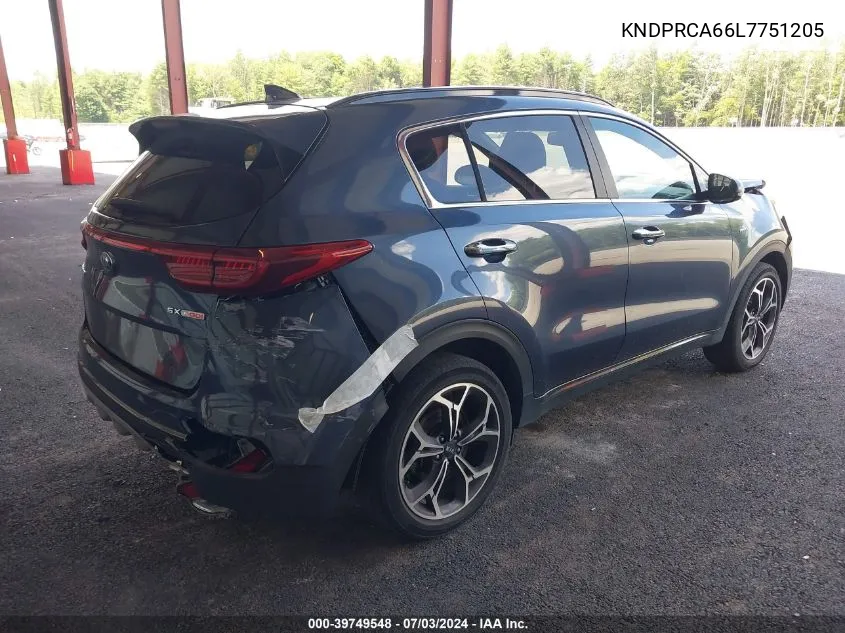 KNDPRCA66L7751205 2020 Kia Sportage Sx Turbo