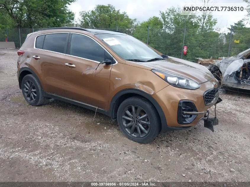 2020 Kia Sportage S VIN: KNDP6CAC7L7736310 Lot: 39756956