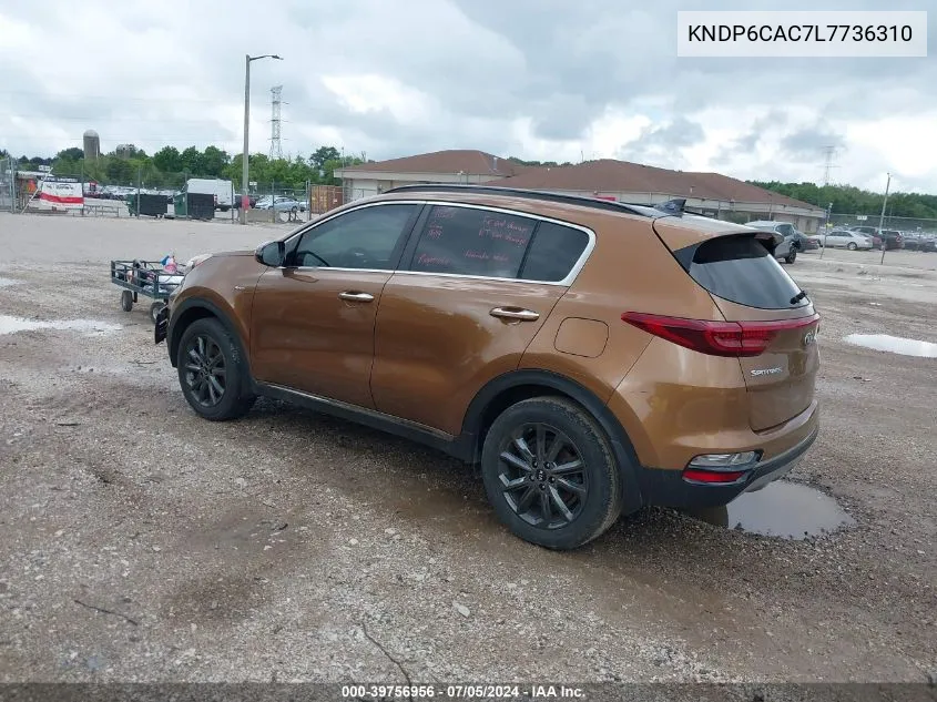 2020 Kia Sportage S VIN: KNDP6CAC7L7736310 Lot: 39756956