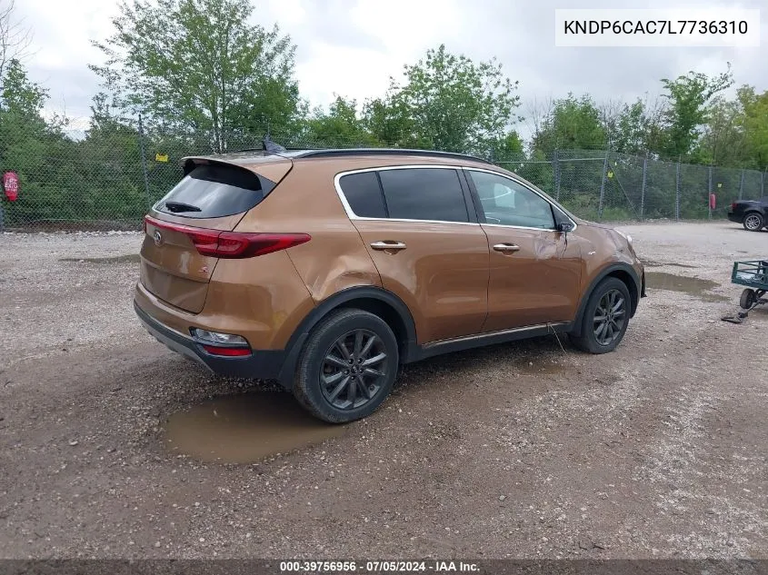 2020 Kia Sportage S VIN: KNDP6CAC7L7736310 Lot: 39756956