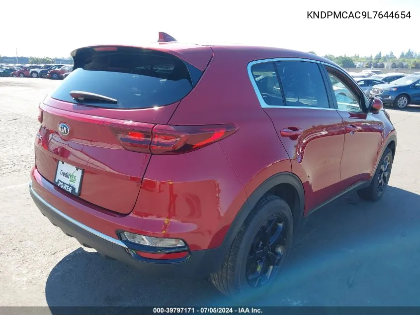 2020 Kia Sportage Lx VIN: KNDPMCAC9L7644654 Lot: 39797171