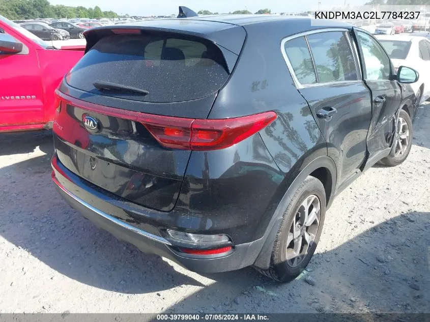 2020 Kia Sportage Lx VIN: KNDPM3AC2L7784237 Lot: 39799040