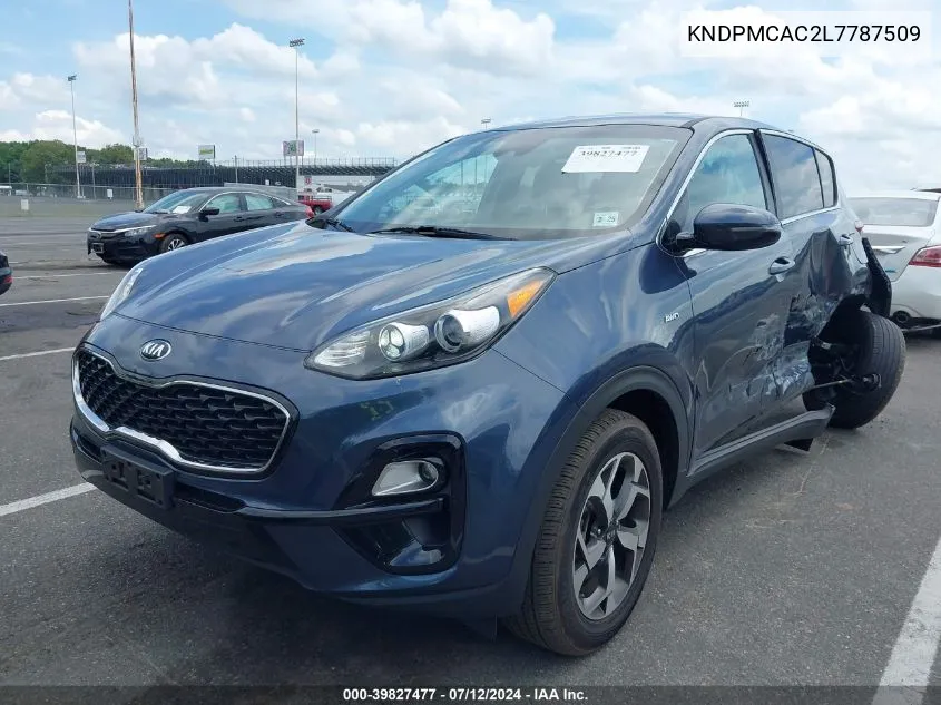 2020 Kia Sportage Lx VIN: KNDPMCAC2L7787509 Lot: 39827477