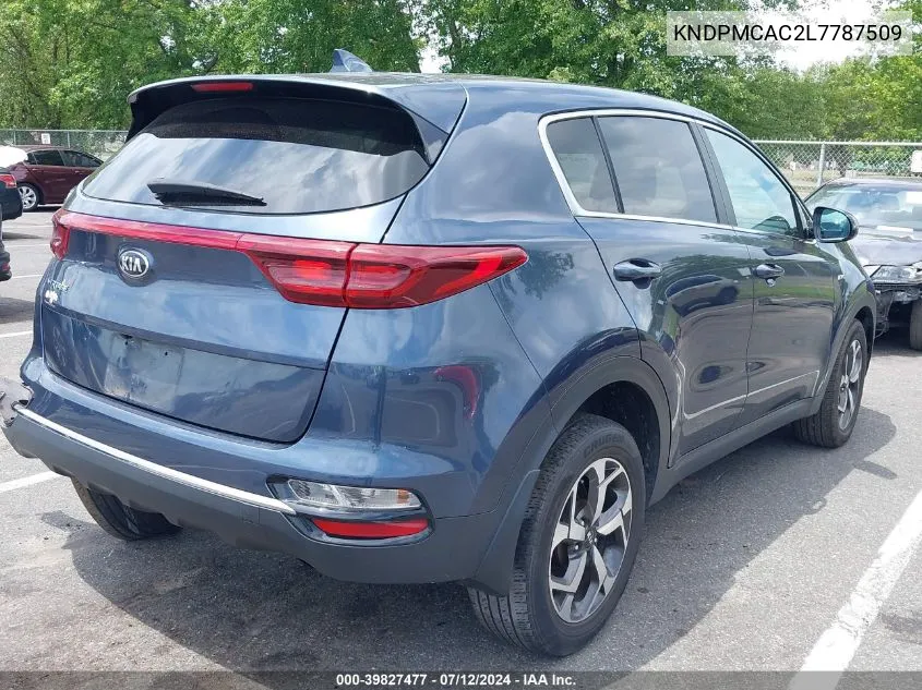 2020 Kia Sportage Lx VIN: KNDPMCAC2L7787509 Lot: 39827477