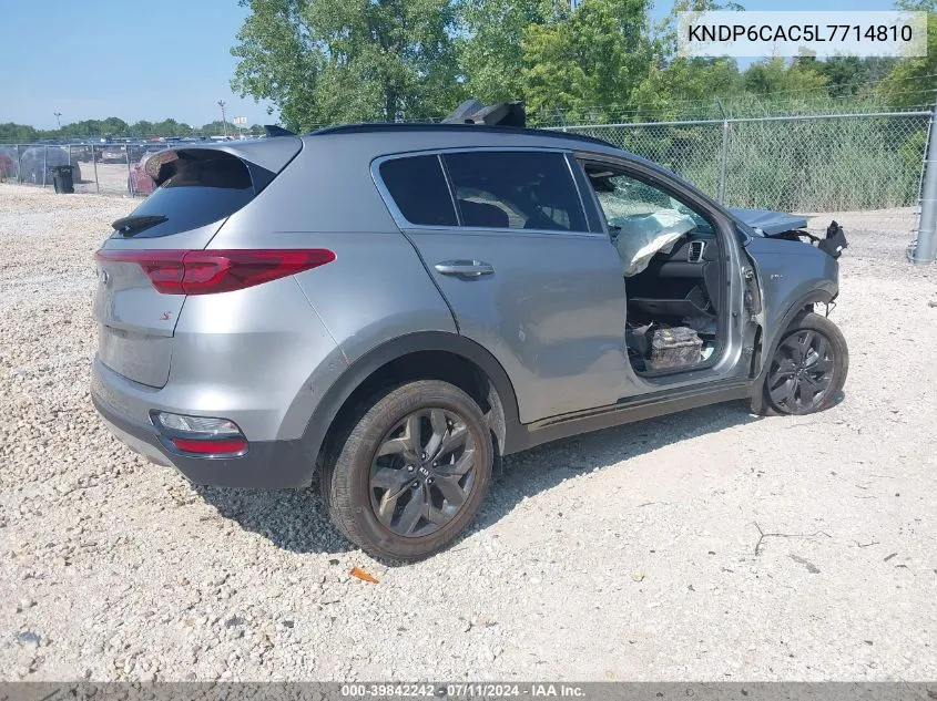 2020 Kia Sportage S VIN: KNDP6CAC5L7714810 Lot: 39842242