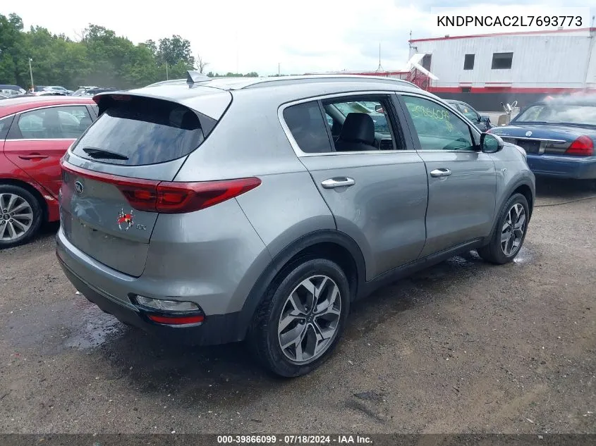 KNDPNCAC2L7693773 2020 Kia Sportage Ex