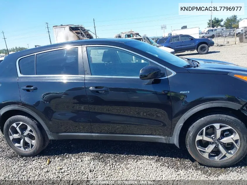 2020 Kia Sportage Lx VIN: KNDPMCAC3L7796977 Lot: 39869357