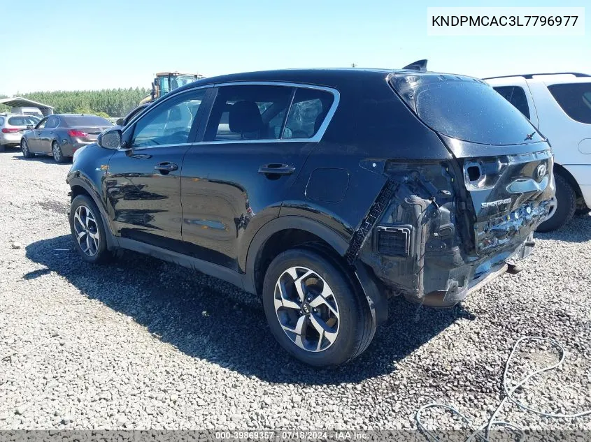 2020 Kia Sportage Lx VIN: KNDPMCAC3L7796977 Lot: 39869357