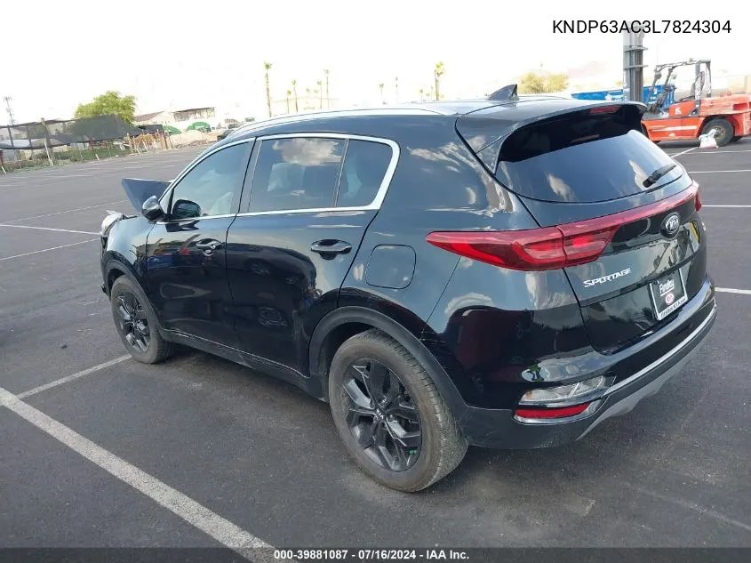 2020 Kia Sportage S VIN: KNDP63AC3L7824304 Lot: 39881087