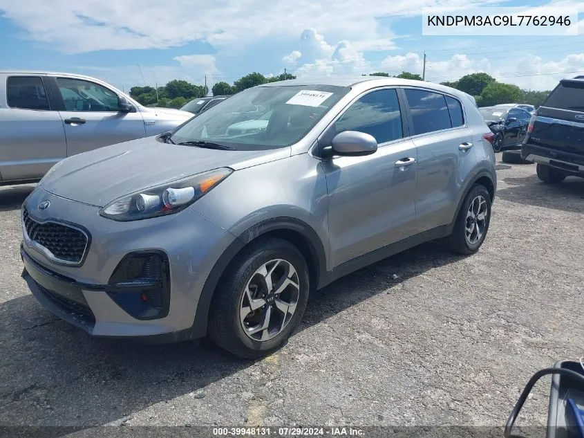 2020 Kia Sportage Lx VIN: KNDPM3AC9L7762946 Lot: 39948131