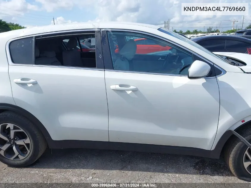 2020 Kia Sportage Lx VIN: KNDPM3AC4L7769660 Lot: 39969406