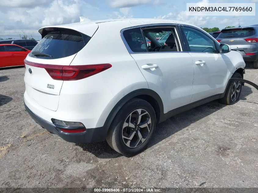 2020 Kia Sportage Lx VIN: KNDPM3AC4L7769660 Lot: 39969406