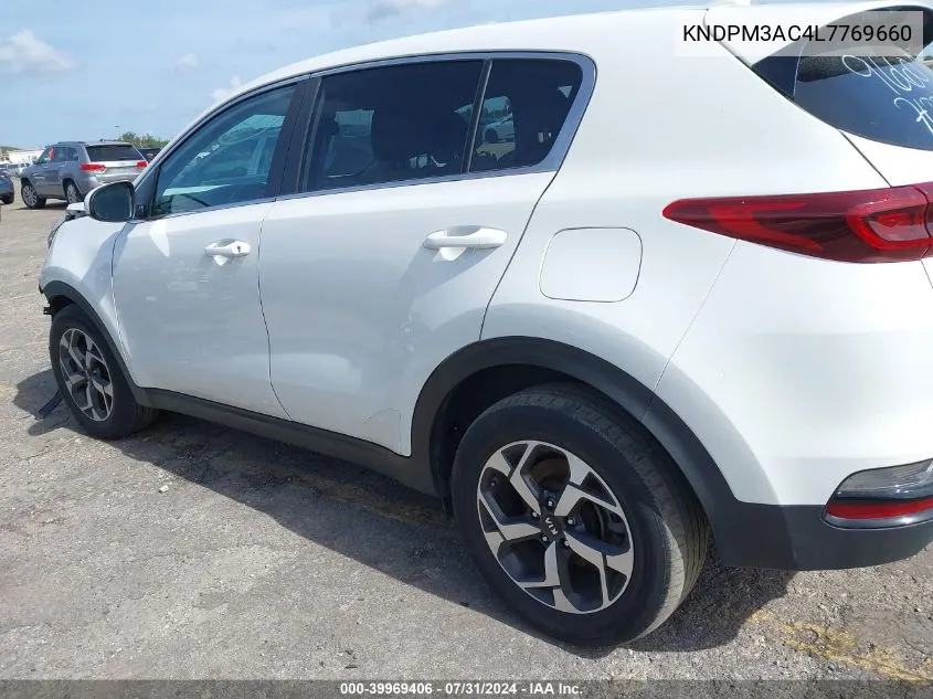 2020 Kia Sportage Lx VIN: KNDPM3AC4L7769660 Lot: 39969406