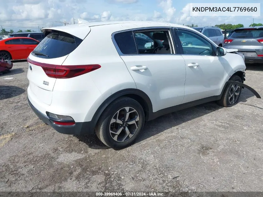 2020 Kia Sportage Lx VIN: KNDPM3AC4L7769660 Lot: 39969406