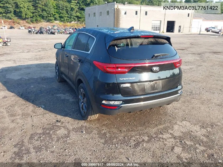 2020 Kia Sportage Lx VIN: KNDPM3AC3L7761422 Lot: 39997817