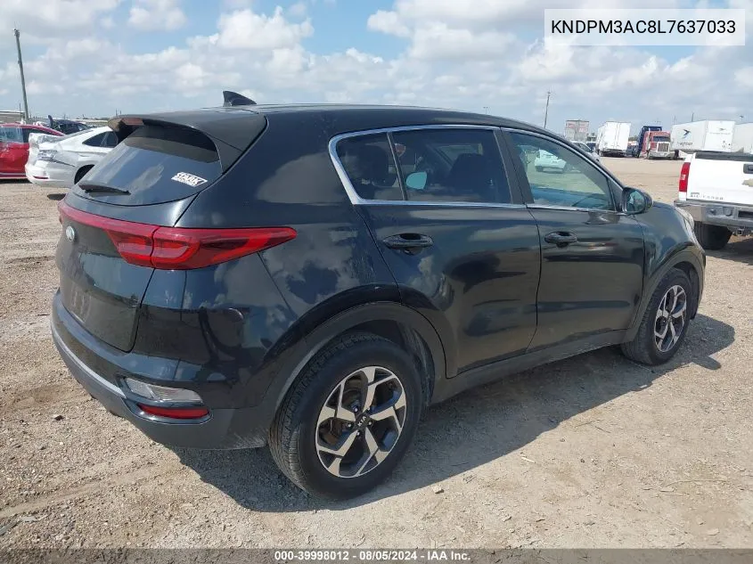 2020 Kia Sportage Lx VIN: KNDPM3AC8L7637033 Lot: 39998012