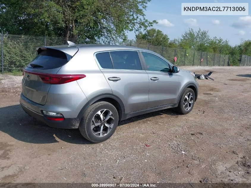 2020 Kia Sportage Lx VIN: KNDPM3AC2L7713006 Lot: 39998907