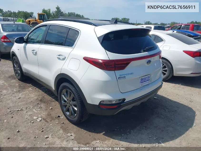 2020 Kia Sportage S VIN: KNDP6CAC5L7656911 Lot: 39999021