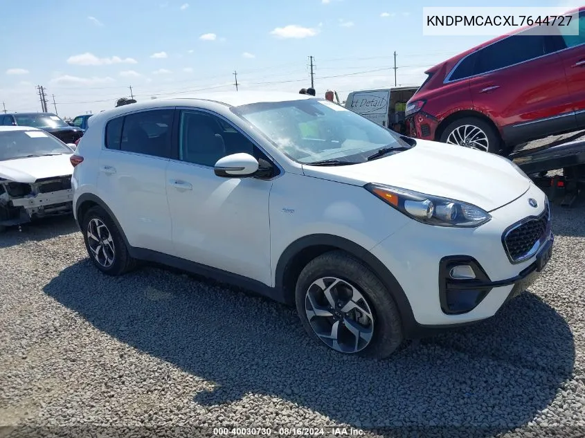 KNDPMCACXL7644727 2020 Kia Sportage Lx