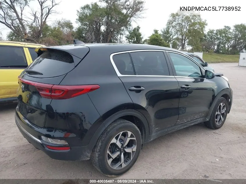 KNDPMCAC5L7738952 2020 Kia Sportage Lx