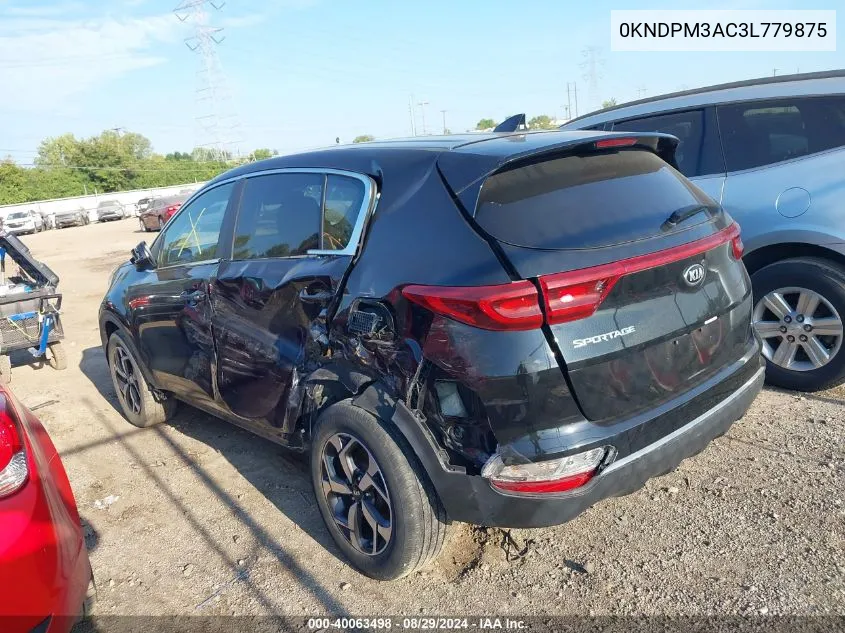 2020 Kia Sportage Lx VIN: KNDPM3AC3L7798275 Lot: 64144494