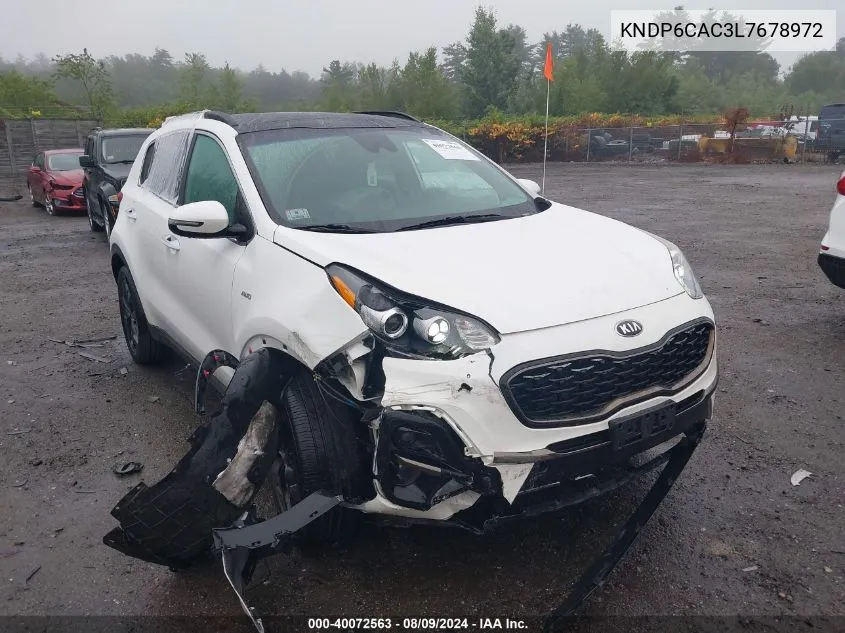 2020 Kia Sportage S VIN: KNDP6CAC3L7678972 Lot: 40072563