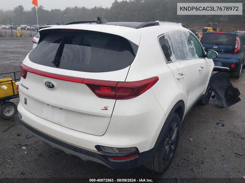 KNDP6CAC3L7678972 2020 Kia Sportage S