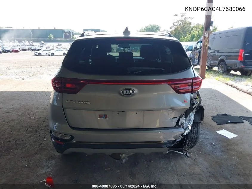 2020 Kia Sportage S VIN: KNDP6CAC4L7680066 Lot: 40087695