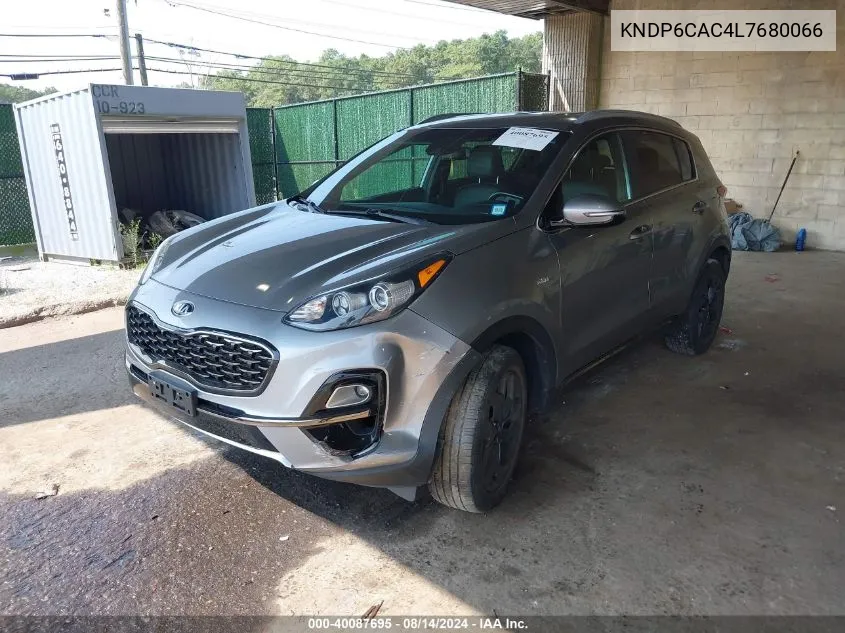 2020 Kia Sportage S VIN: KNDP6CAC4L7680066 Lot: 40087695