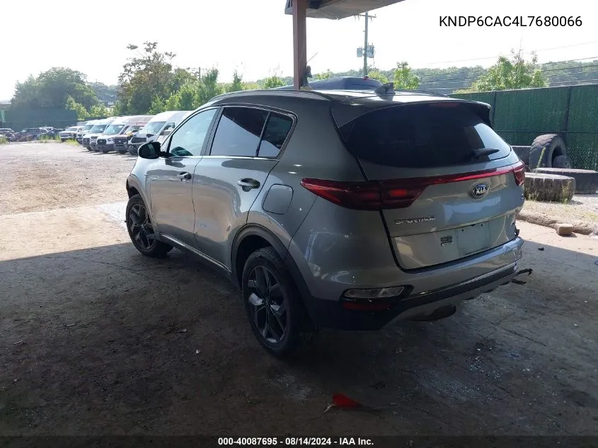 2020 Kia Sportage S VIN: KNDP6CAC4L7680066 Lot: 40087695