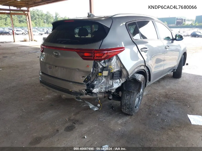 2020 Kia Sportage S VIN: KNDP6CAC4L7680066 Lot: 40087695