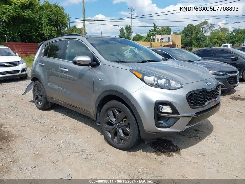 2020 Kia Sportage S VIN: KNDP6CAC5L7708893 Lot: 40098611