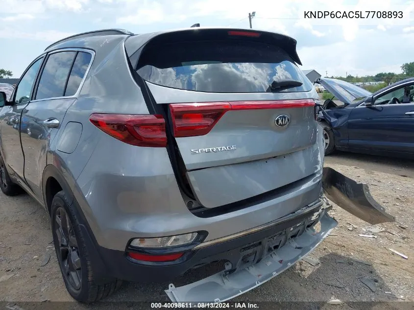 2020 Kia Sportage S VIN: KNDP6CAC5L7708893 Lot: 40098611