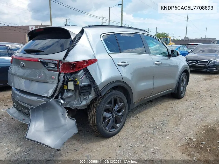 KNDP6CAC5L7708893 2020 Kia Sportage S