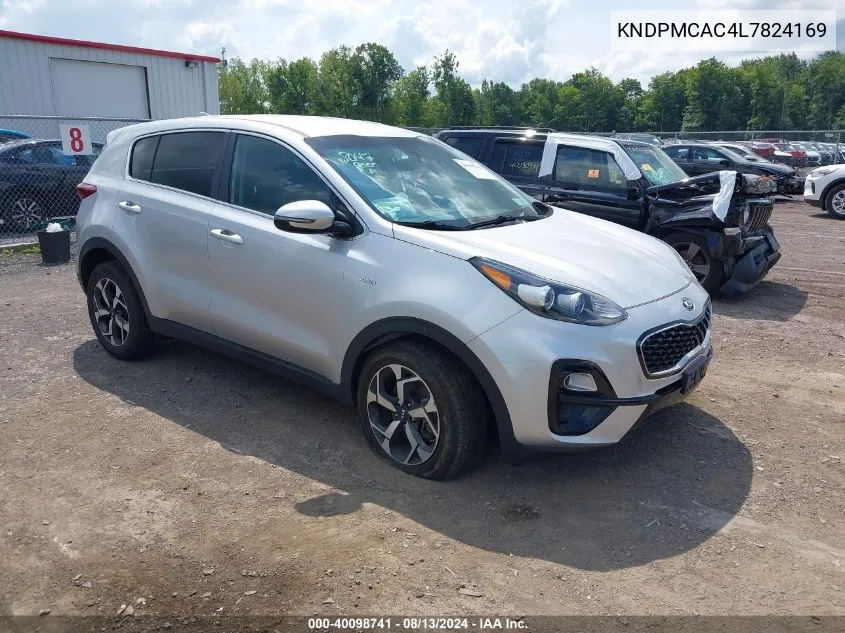 2020 Kia Sportage Lx VIN: KNDPMCAC4L7824169 Lot: 40098741