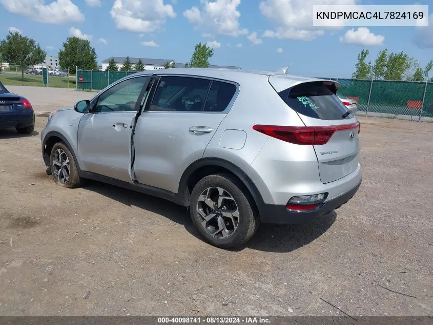 2020 Kia Sportage Lx VIN: KNDPMCAC4L7824169 Lot: 40098741