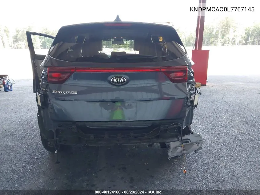 2020 Kia Sportage Lx VIN: KNDPMCAC0L7767145 Lot: 40124160