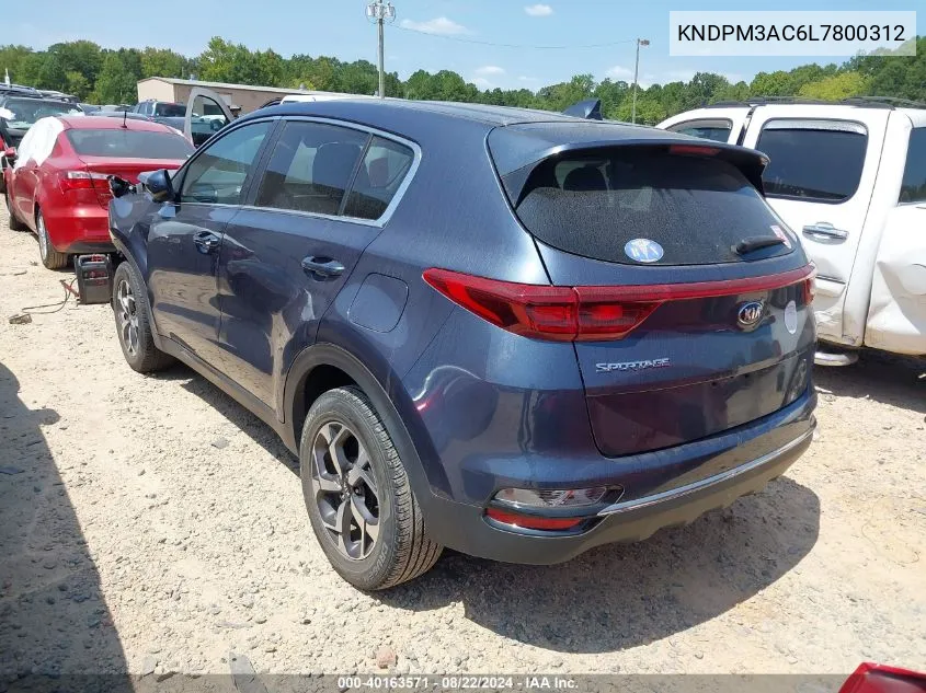 KNDPM3AC6L7800312 2020 Kia Sportage Lx