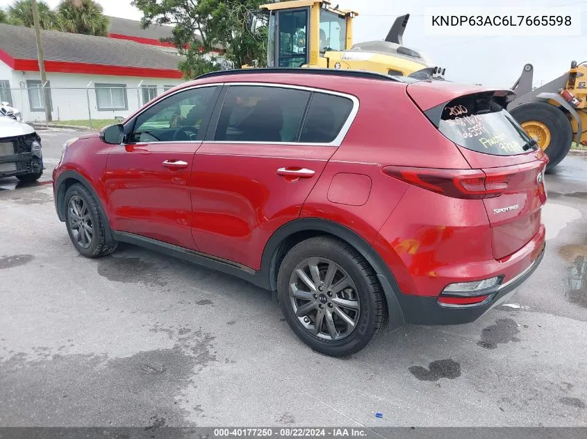 2020 Kia Sportage S VIN: KNDP63AC6L7665598 Lot: 40177250