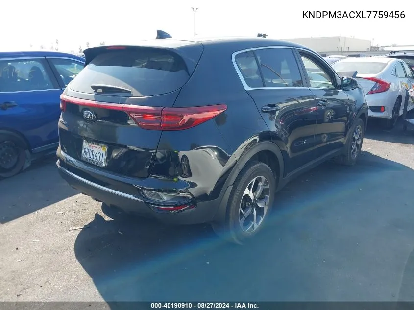 KNDPM3ACXL7759456 2020 Kia Sportage Lx