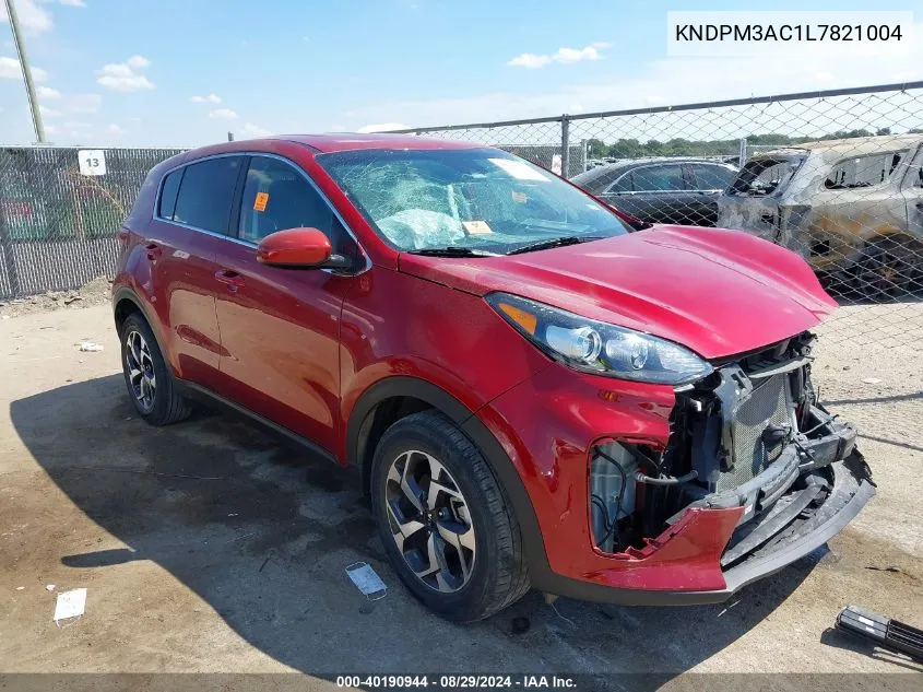 2020 Kia Sportage Lx VIN: KNDPM3AC1L7821004 Lot: 40190944