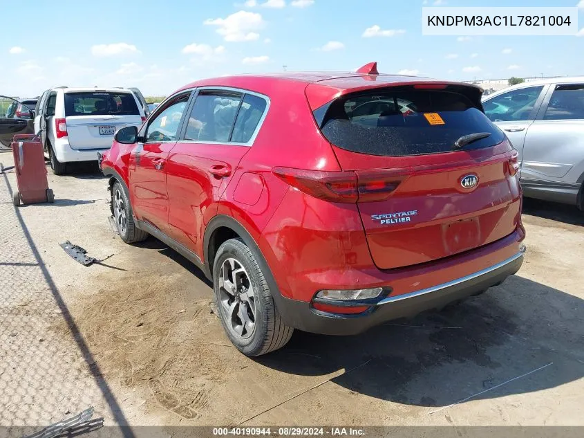 2020 Kia Sportage Lx VIN: KNDPM3AC1L7821004 Lot: 40190944