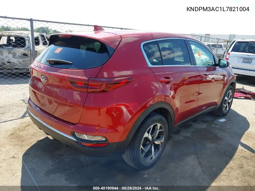 2020 Kia Sportage Lx VIN: KNDPM3AC1L7821004 Lot: 40190944