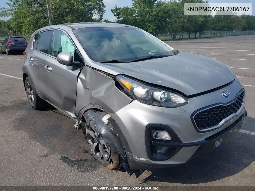 2020 Kia Sportage Lx VIN: KNDPMCAC6L7786167 Lot: 40197780