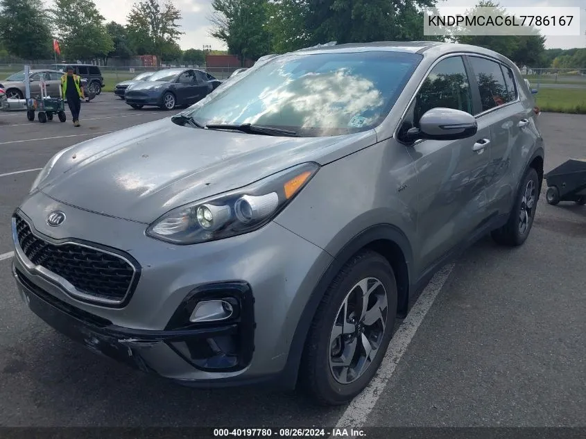 2020 Kia Sportage Lx VIN: KNDPMCAC6L7786167 Lot: 40197780