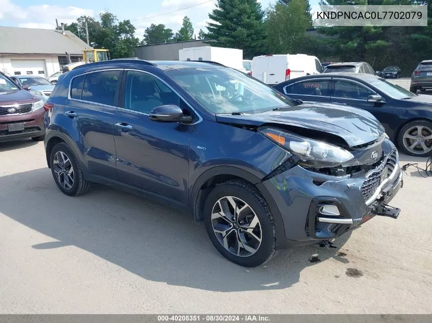 2020 Kia Sportage Ex VIN: KNDPNCAC0L7702079 Lot: 40205351